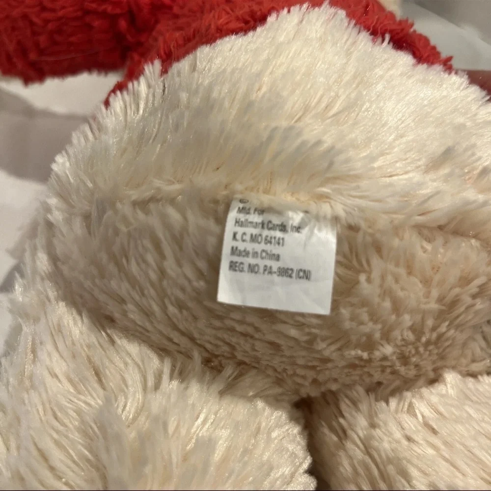 Hallmark Jingle Bear musical plush stuffed animal.